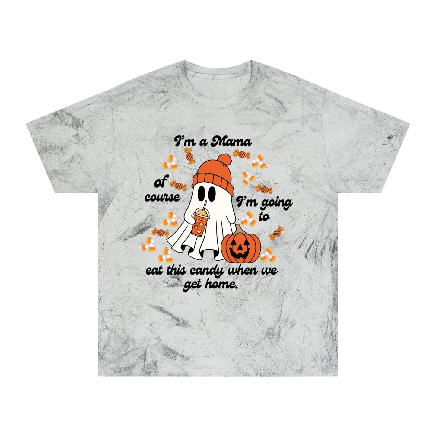 Halloween Ghost T-Shirt, Perfect for Moms, Spooky Season Apparel, Casual Comfortable Wear, Halloween Party Shirt