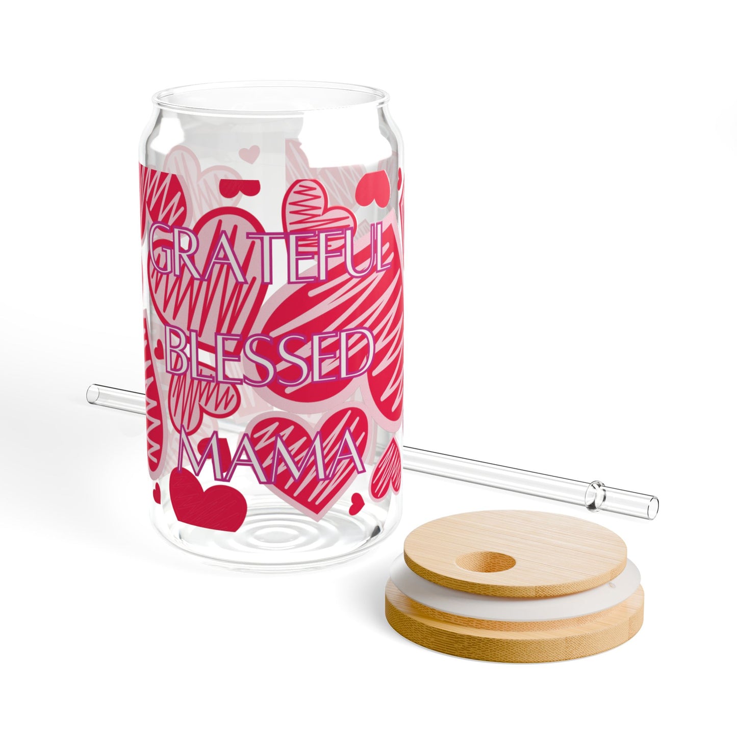 Grateful Mama Sipper Glass, 16oz