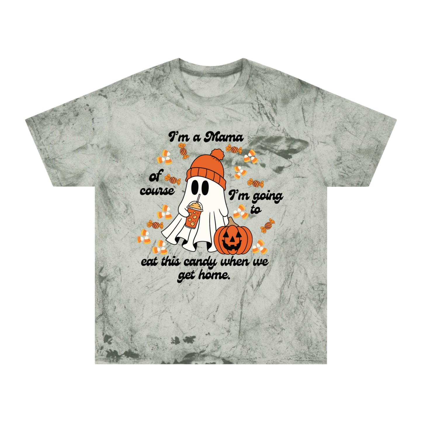Halloween Ghost T-Shirt, Perfect for Moms, Spooky Season Apparel, Casual Comfortable Wear, Halloween Party Shirt