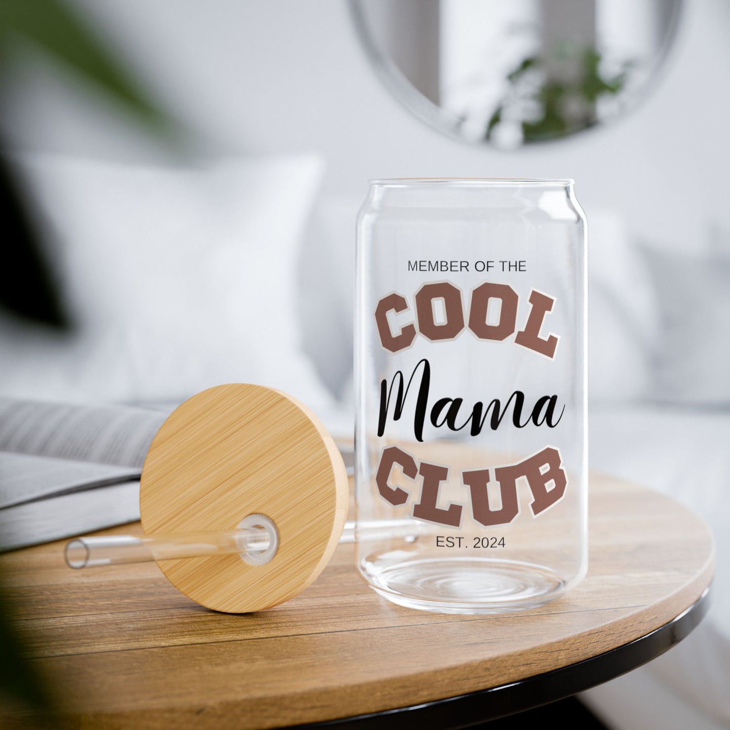 Cool Mama Club Sipper Glass, 16oz