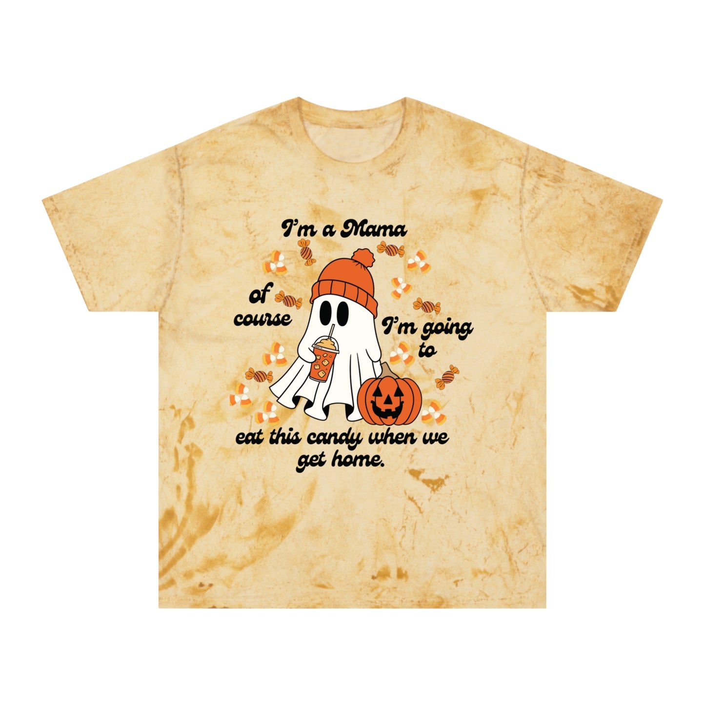 Halloween Ghost T-Shirt, Perfect for Moms, Spooky Season Apparel, Casual Comfortable Wear, Halloween Party Shirt