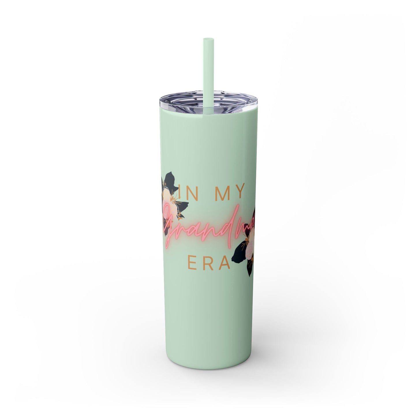 In My Grandma Era Skinny Tumbler with Straw, 20oz