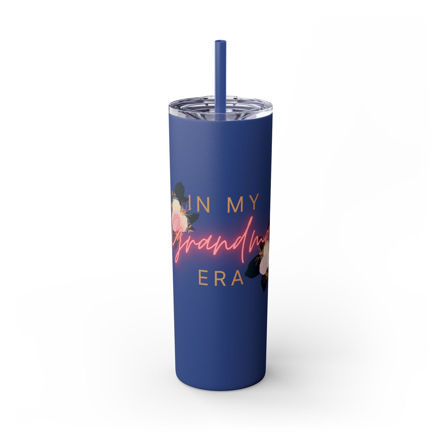 In My Grandma Era Skinny Tumbler with Straw, 20oz