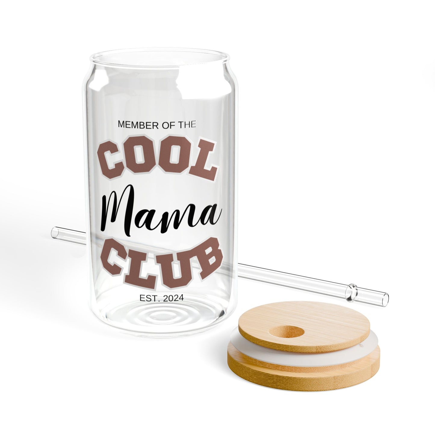 Cool Mama Club Sipper Glass, 16oz