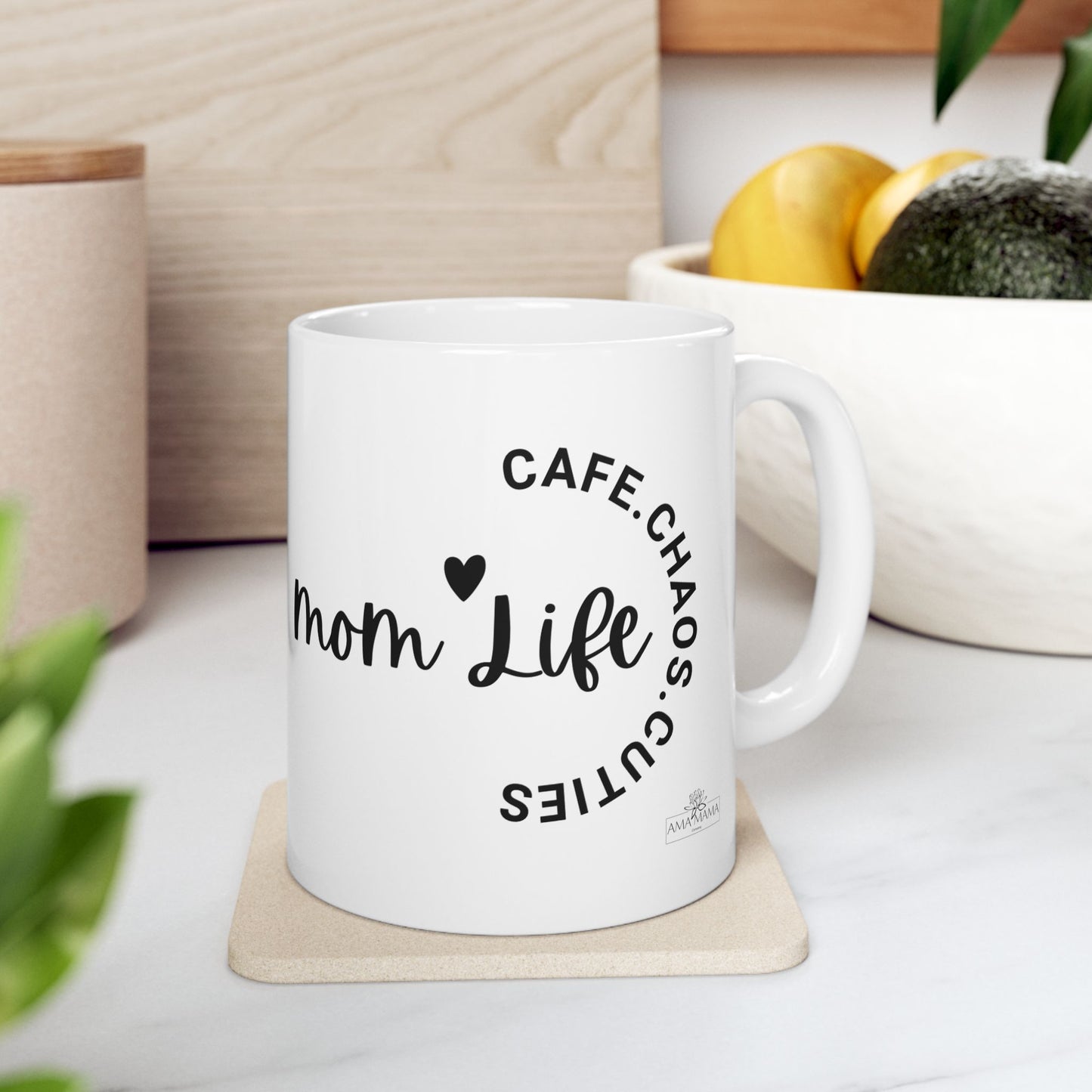 Mama Mug-Mom Life & Coffee, (11oz, 15oz)