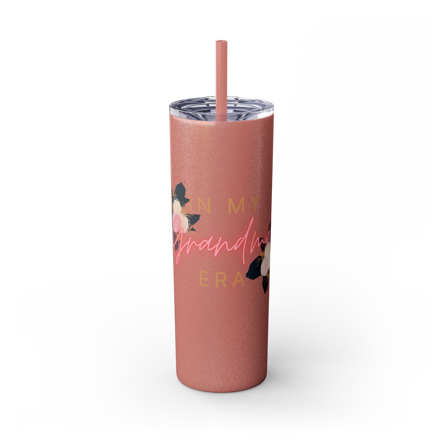 In My Grandma Era Skinny Tumbler with Straw, 20oz