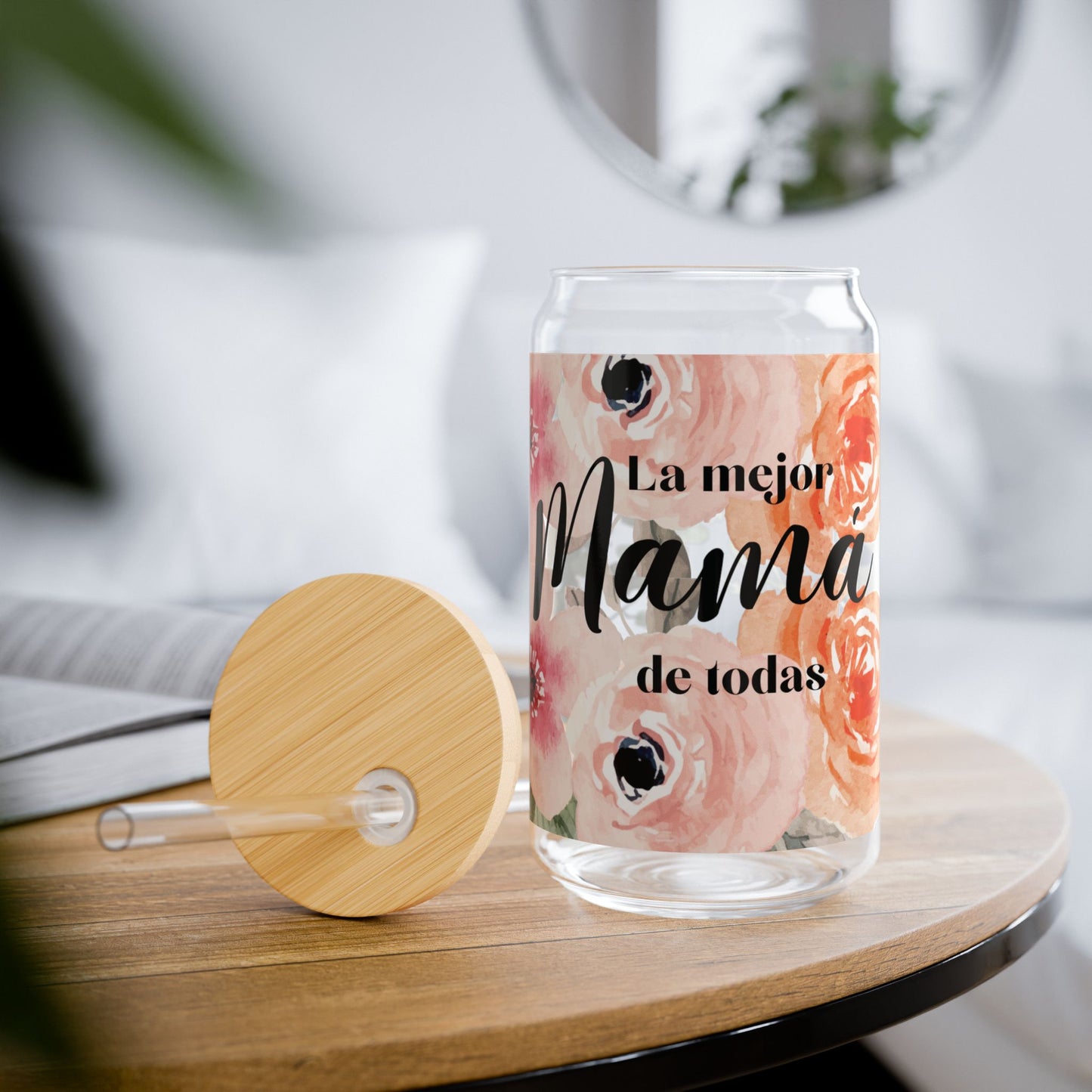 Mejor Mama Sipper Glass, 16oz