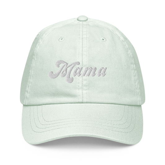 Mama pastel baseball hat with personalized names
